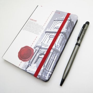 Scrikss Notelook Dolmabahçe Saat Kulesi Defter + İsme Özel Kalem | İsme Özel Hediyelik Set