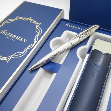 Waterman Carene Essential Silver Tükenmez Kalem | İsme Özel Kalem | Hediye Kalem