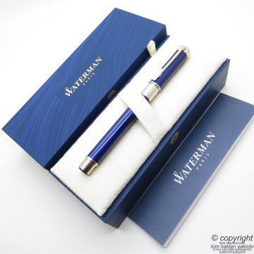 Waterman Perspective Mavi Roller Kalem | İsme Özel Kalem | Hediye Kalem