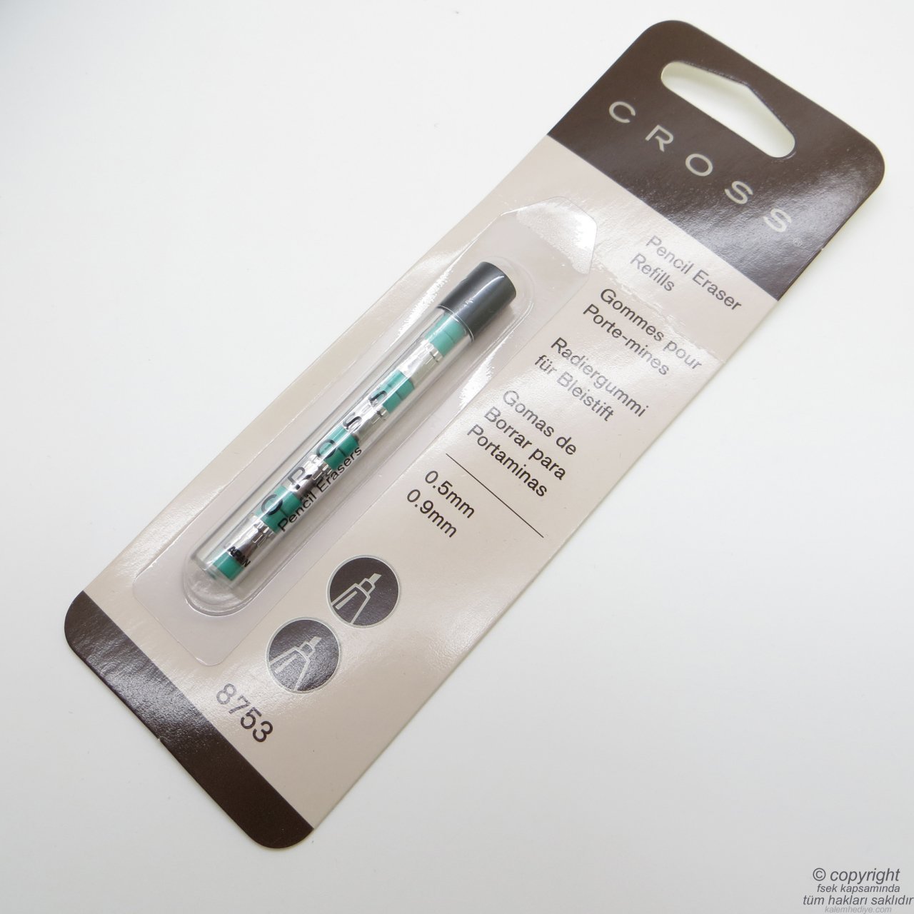 Cross 8753 Versatil Kalem Silgisi Yedeği 5'li Blister