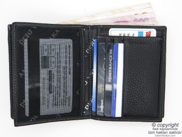 Hakiki Deri Cüzdan | İsme Özel Cüzdan | 9,5x11,5 Dikey | TM 1460-3 Hediyelik Cüzdan