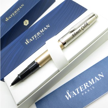Waterman Embleme Deluxe Altın CT Roller Kalem | İsme Özel Kalem | Hediye Kalem