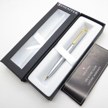 Sheaffer Sentinel Krom Altın 07mm Versatil Uçlu Kalem | İsme Özel Kalem