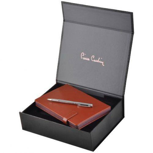 Pierre Cardin Enjoy Hediyelik Multi Set 2 Parça | Cep Notluk(Kahverengi)+Kalem