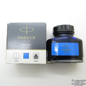 Parker Quink Yıkanabilir Mavi Mürekkep 57ml. Şişe