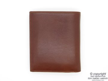 Hakiki Deri Cüzdan | İsme Özel Cüzdan | 10x11,5 Dikey | TM 1466-2 Hediyelik Cüzdan