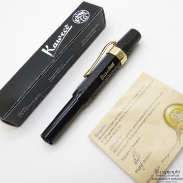 Kaweco 10000054 Medium Uç Klasik Chess Sport Dolma Kalem Siyah | İsme Özel Kalem