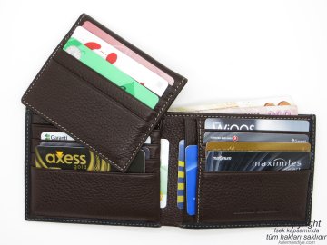 Hakiki Deri Cüzdan | İsme Özel Cüzdan | 12x9 Yatay | TM 1040-4 Hediyelik Cüzdan