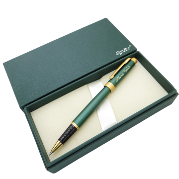 Signator® ST175 Mat Yeşil Gold Metal Roller Kalem | İsme Özel Kalem