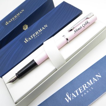 Waterman Allure Pastel Pembe CT Dolma Kalem | İsme Özel Kalem | Hediye Kalem
