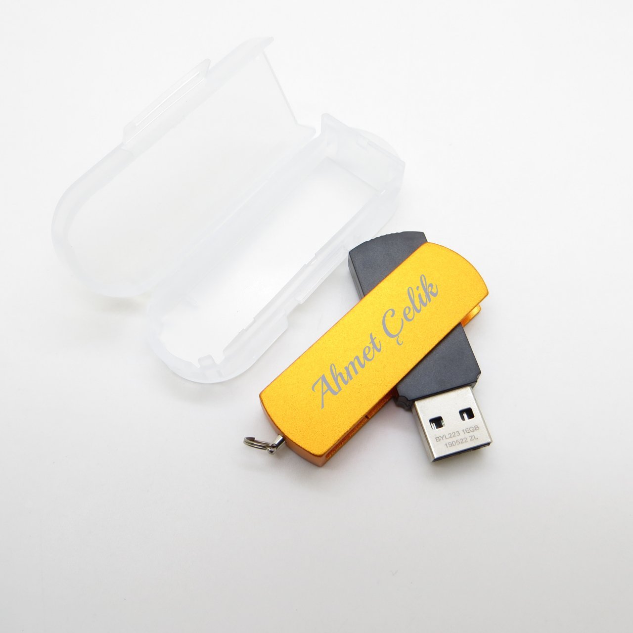 İsme Özel PG-87KG 16Gb. Turuncu Usb Bellek | İsme Özel Usb Bellek | Hediyelik Usb Flash Bellek