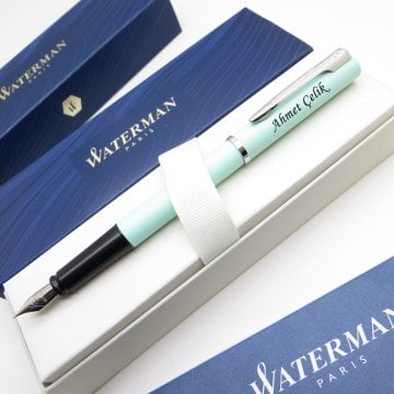 Waterman Allure Pastel Yeşil CT Dolma Kalem | İsme Özel Kalem | Hediye Kalem