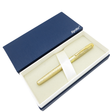 Signator® ST188 Slim Bazalt Gold Metal Roller Kalem | İsme Özel Kalem
