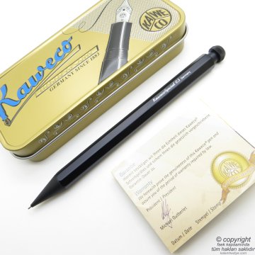 Kaweco 10000181 Special 0.5mm Versatil Kalem Alüminyum Siyah | İsme Özel Kalem