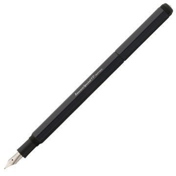 Kaweco 10000528 Special Medium Dolma Kalem Alüminyum Siyah | İsme Özel Kalem