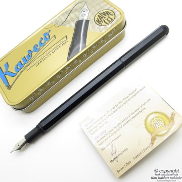 Kaweco 10000528 Special Medium Dolma Kalem Alüminyum Siyah | İsme Özel Kalem