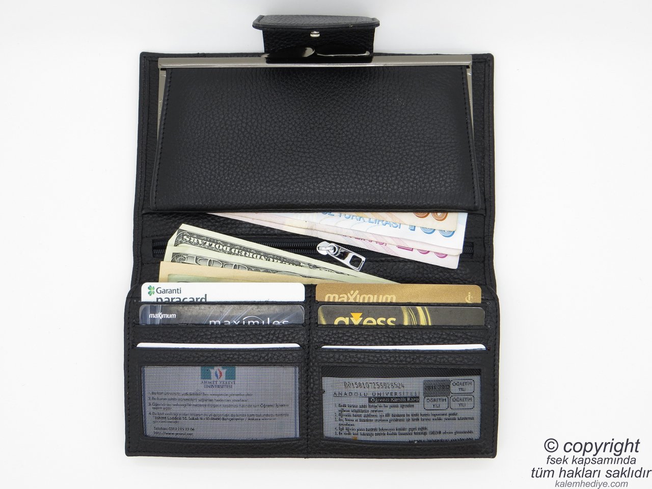 Hakiki Deri Cüzdan | İsme Özel Cüzdan | 19,5x11 | TM 870-1 Hediyelik Cüzdan