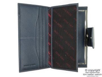Hakiki Deri Cüzdan | İsme Özel Cüzdan | 19,5x11 | TM 870-2 Hediyelik Cüzdan