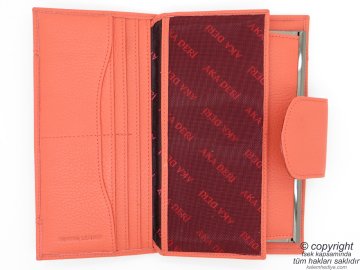 Hakiki Deri Cüzdan | İsme Özel Cüzdan | 19,5x11 | TM 870-3 Hediyelik Cüzdan