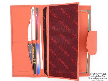 Hakiki Deri Cüzdan | İsme Özel Cüzdan | 19,5x11 | TM 870-3 Hediyelik Cüzdan