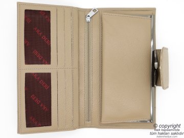 Hakiki Deri Cüzdan | İsme Özel Cüzdan | 19,5x11 | TM 870-4 Hediyelik Cüzdan