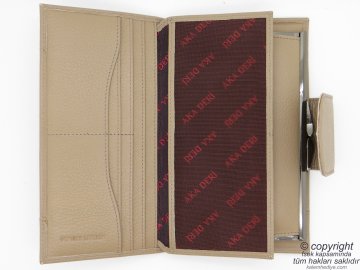 Hakiki Deri Cüzdan | İsme Özel Cüzdan | 19,5x11 | TM 870-4 Hediyelik Cüzdan