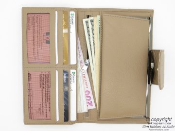 Hakiki Deri Cüzdan | İsme Özel Cüzdan | 19,5x11 | TM 870-4 Hediyelik Cüzdan
