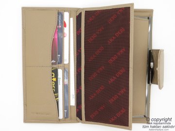 Hakiki Deri Cüzdan | İsme Özel Cüzdan | 19,5x11 | TM 870-4 Hediyelik Cüzdan