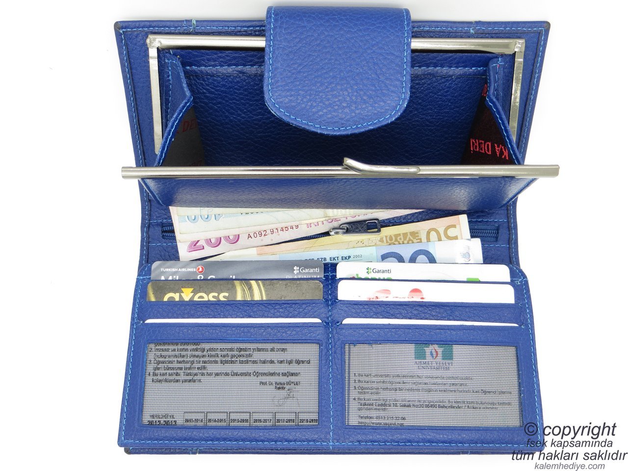 Hakiki Deri Cüzdan | İsme Özel Cüzdan | 19,5x11 | TM 870-5 Hediyelik Cüzdan