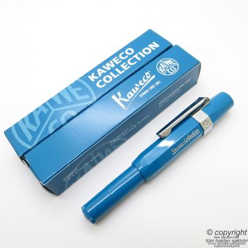 Kaweco 10002330 Klasik Sport Collection Cyan Blue Dolma Kalem Bond | İsme Özel Kalem