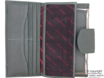 Hakiki Deri Cüzdan | İsme Özel Cüzdan | 19,5x11 | TM 870-6 Hediyelik Cüzdan