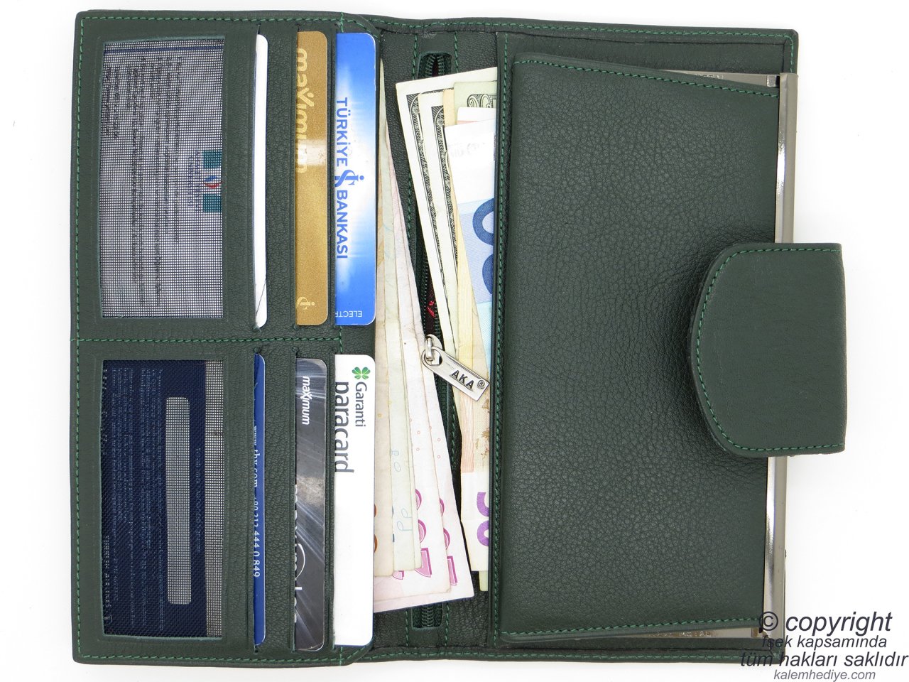 Hakiki Deri Cüzdan | İsme Özel Cüzdan | 19,5x11 | TM 870-6 Hediyelik Cüzdan