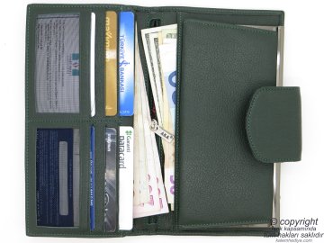 Hakiki Deri Cüzdan | İsme Özel Cüzdan | 19,5x11 | TM 870-6 Hediyelik Cüzdan