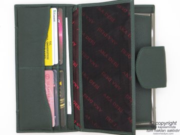 Hakiki Deri Cüzdan | İsme Özel Cüzdan | 19,5x11 | TM 870-6 Hediyelik Cüzdan