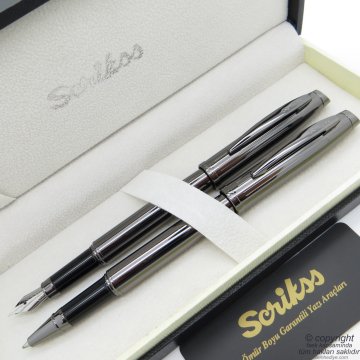 Scrikss 39 Titanyum Dolma Kalem + Roller Kalem Set | Scrikss Oscar | İsme Özel Kalem | Hediye Kalem