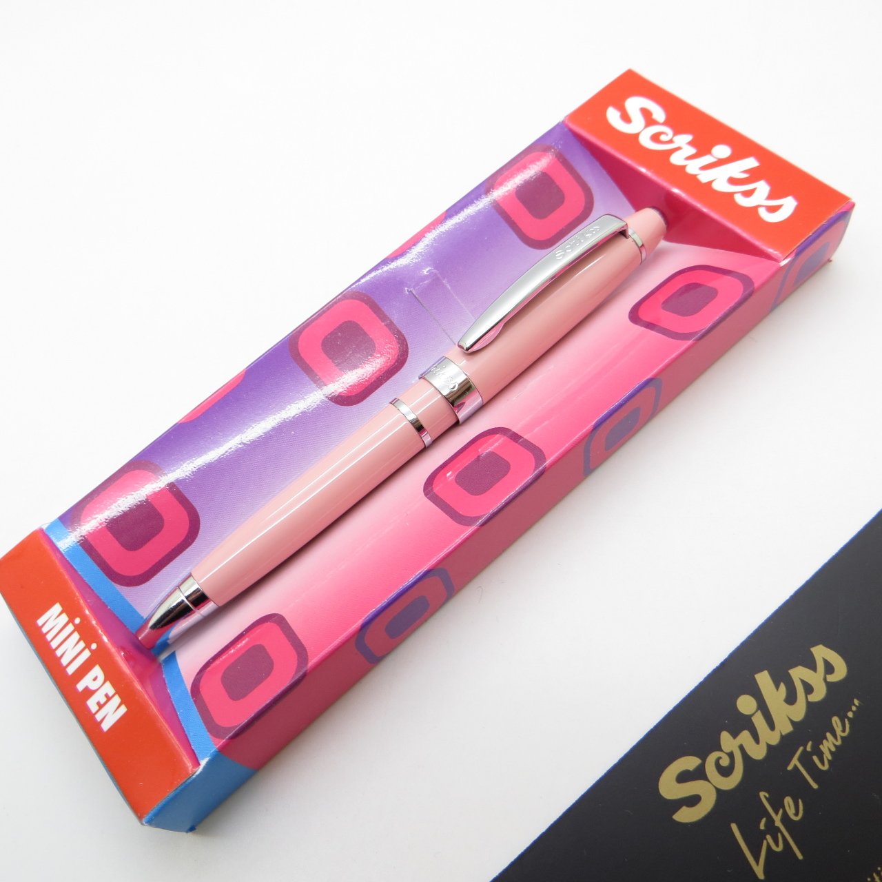 Scrikss İsme Özel Mini Pen Pembe Tükenmez Kalem