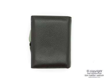 Hakiki Deri Cüzdan | İsme Özel Cüzdan | 12x10 Dikey | TM 820-2 Hediyelik Cüzdan