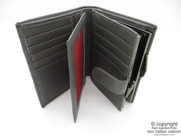 Hakiki Deri Cüzdan | İsme Özel Cüzdan | 12x10 Dikey | TM 820-3 Hediyelik Cüzdan