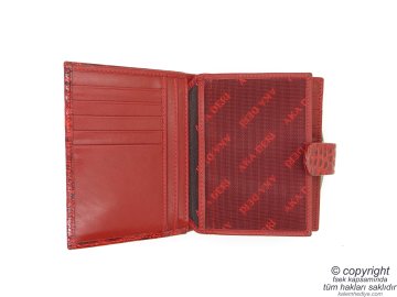 Hakiki Deri Cüzdan | İsme Özel Cüzdan | 12x10 Dikey | TM 820-4 Hediyelik Cüzdan