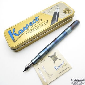 Kaweco Supra Fireblue Dolma Kalem Fine Uç | İsme Özel Kalem