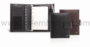 Scrikss DR 1202-2 Deri Barcelona Cep Ajandası Kahve
