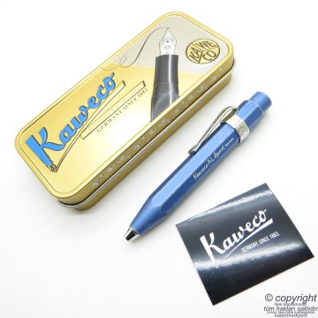 Kaweco 10000730 Klipsli Al Sport Stonewashed Blue Tükenmez Kalem | İsme Özel Kalem
