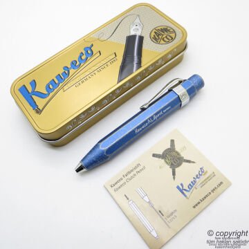 Kaweco 10000730 Klipsli Al Sport Stonewashed Blue Tükenmez Kalem | İsme Özel Kalem