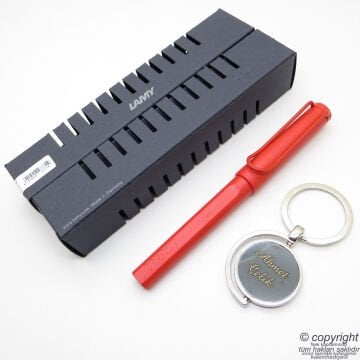 Lamy Safari İsme Özel Strawberry Roller Kalem | Lamy Kalem