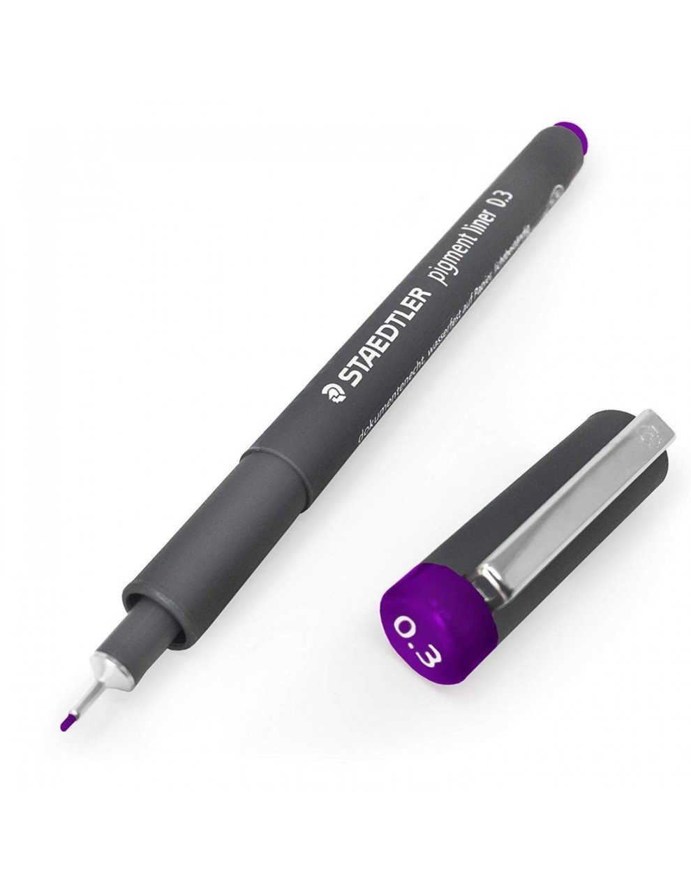 Staedtler 308 03-6 0.3mm Pigment Liner Mor Roller Kalem 1 Adet