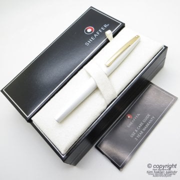 Sheaffer Beyaz Altın Taranis Roller Kalem | İsme Özel Kalem