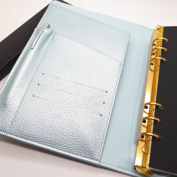 İsme Özel Tarihsiz Haftalık Organizer ve Kalem 15x21 | Soft Blue