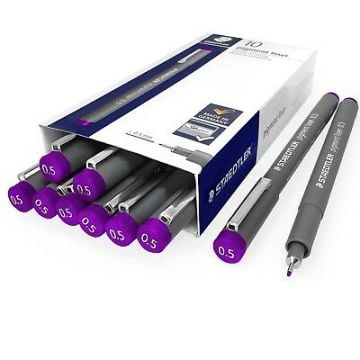 Staedtler 308 05-6 0.5mm Pigment Liner Mor Kalem 1 Adet