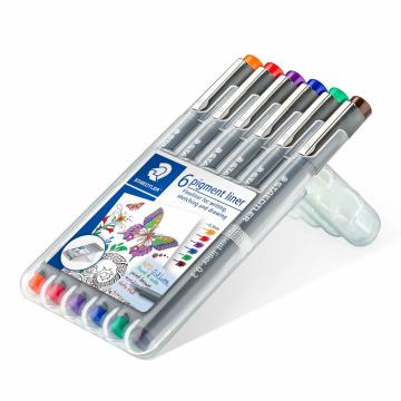 Staedtler 30803-SSB6 0.3mm 6'lı Karışık Pigment Liner Kalem