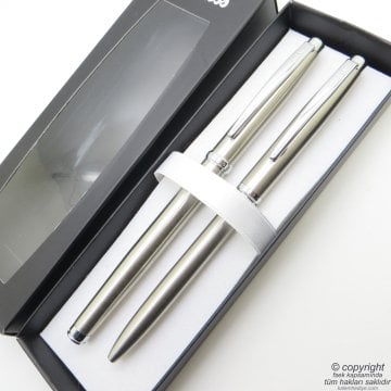 Scrikss RT115 Tükenmez Kalem + Roller Kalem Set | Scrikss Kalem | İsme Özel Kalem | Hediyelik Kalem